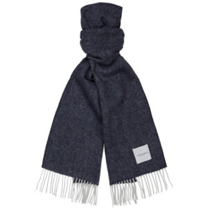 Herensjaal donkerblauw