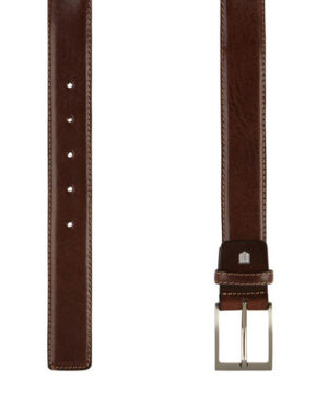 RM-O-37-02 Klassieke riem donkerbruin