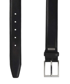 RM-P-01-2025 Zwarte leren riem